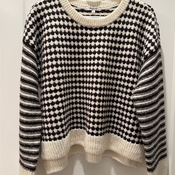 Madewell Mixed Stripe Pullover Sweater - Picture 3 of 6